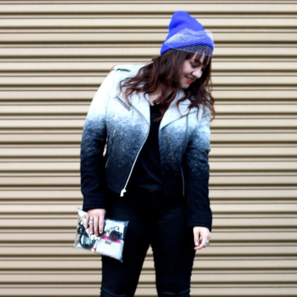 GAP Jackets & Blazers - Gap Ombré Wool Moto Jacket
